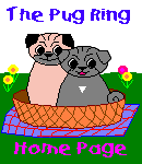 Pug Dog Ring